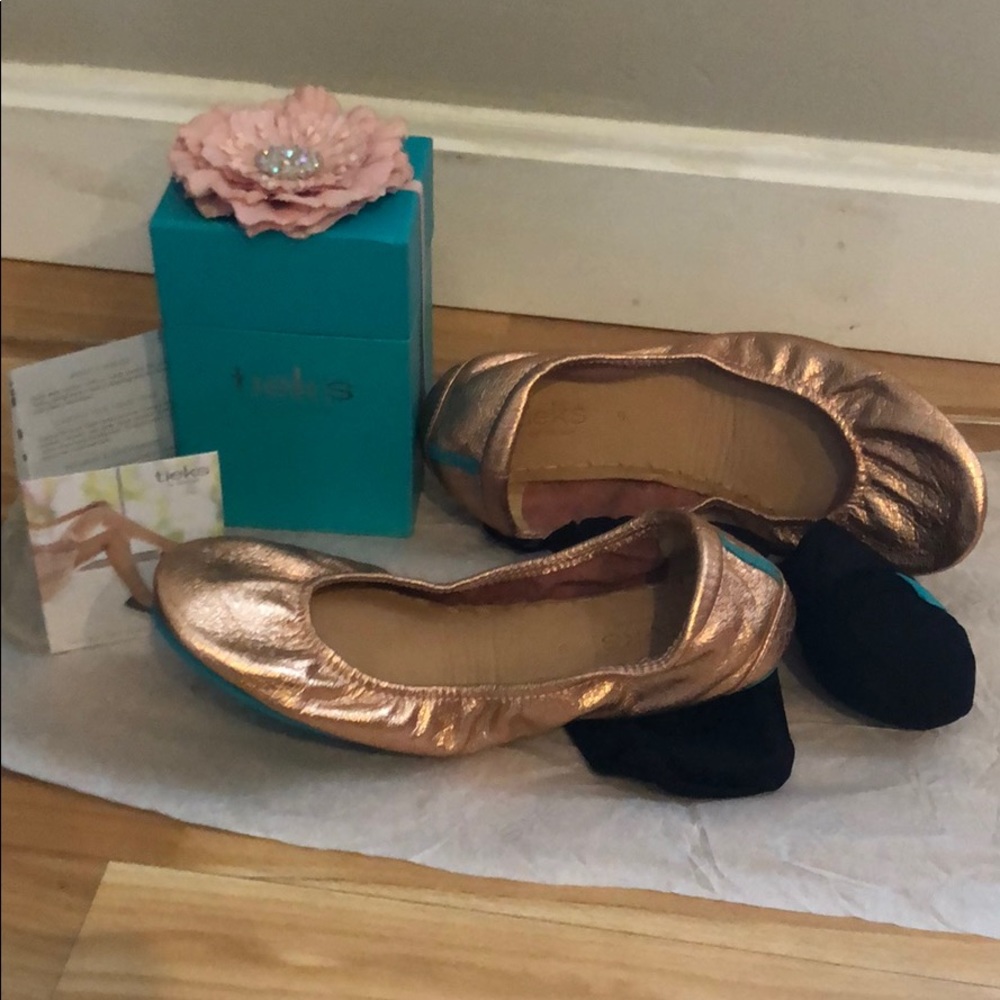 Tieks (rose gold)